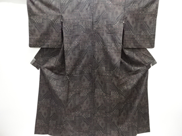 Japanese Kimono / Tsumugi Omeshi Silk